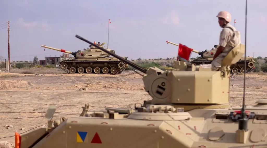 Tensions Rise Egypt Deploys Troops to Gaza Border