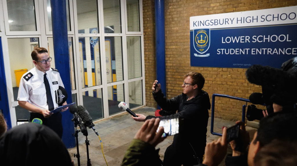 Counter-terror police lead investigation into North London school stabbing