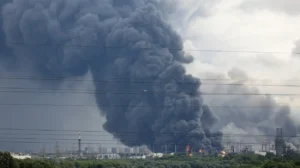 Ukrainian Drones Hit Moscow Refinery Largest Assault in War